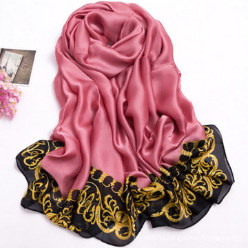 High quality print polyester scarf women soft chiffon hijab spring chiffon scarf wholesale